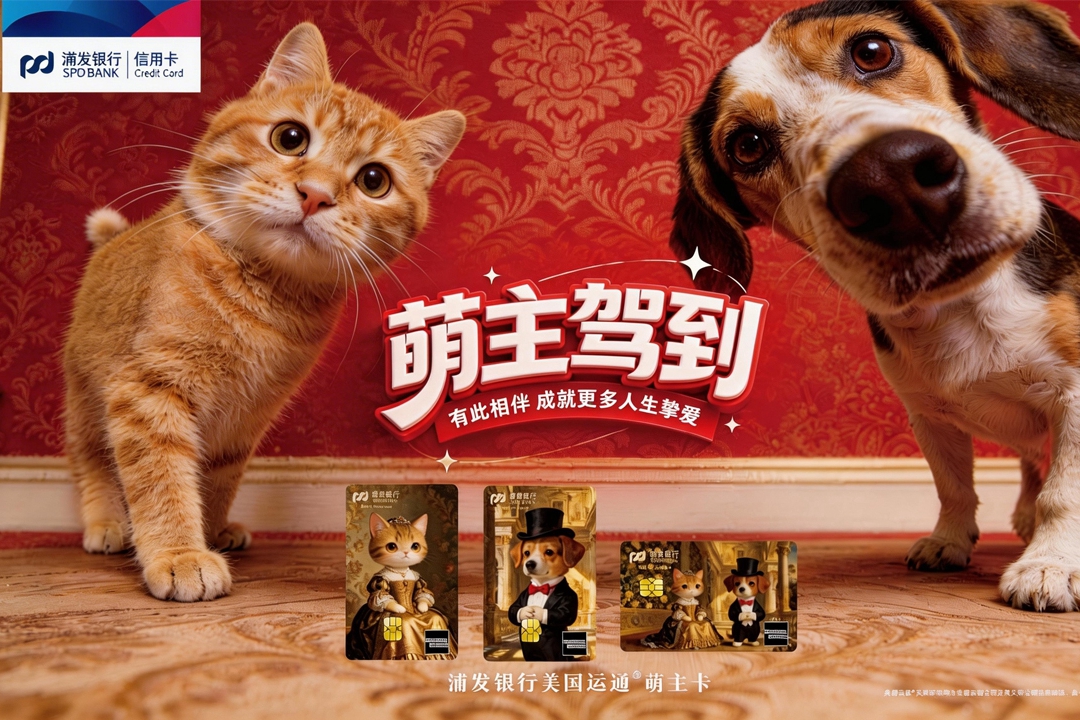 浦发银行信用卡全新推出萌主卡 以金融温度打造贴心守护