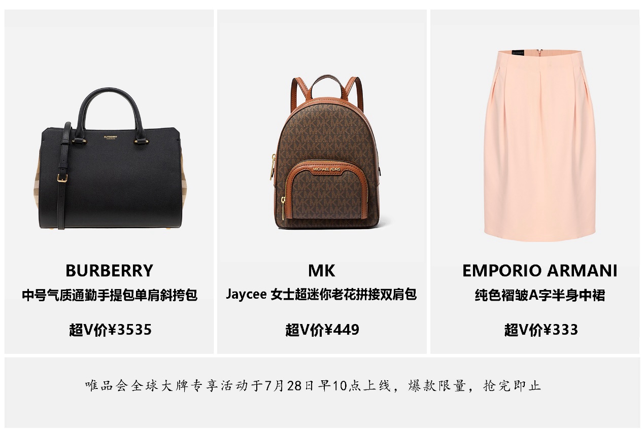 奢侈品特卖升温，唯品会3折Burberry女包关注度剧增