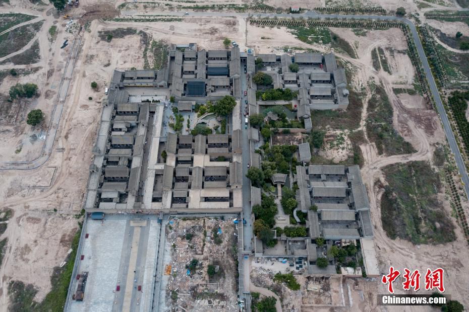 8月1日,山西省晋中市,无人机航拍祁县乔家大院景区.