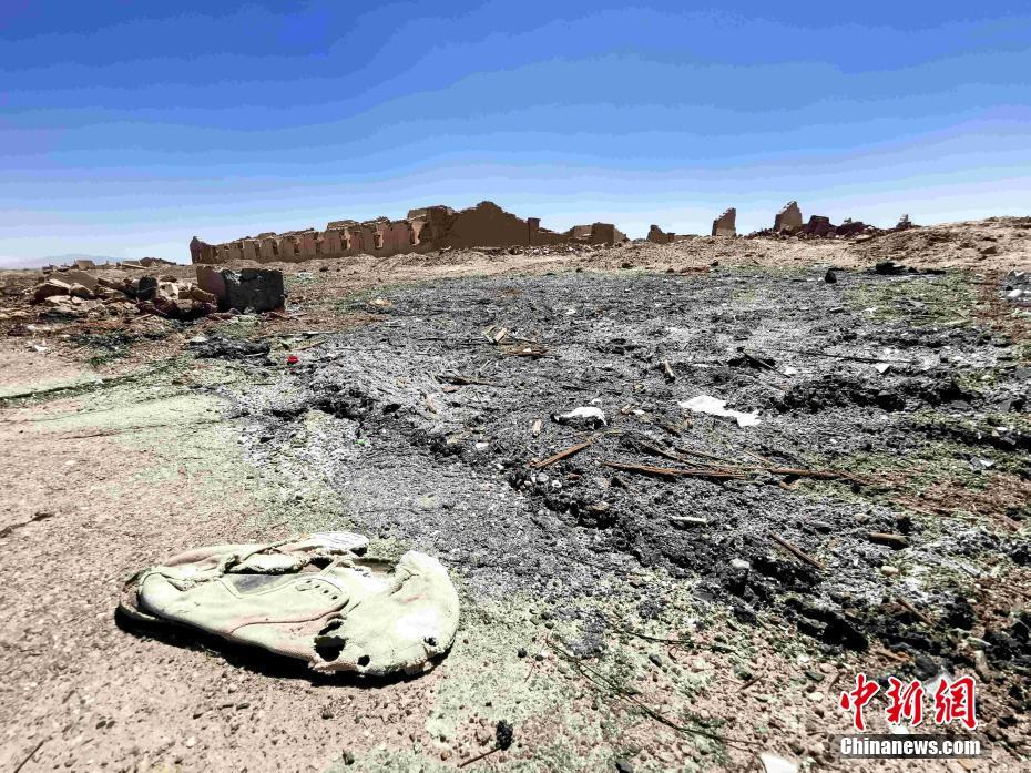 废墟中的历史航拍新中国石油摇篮遗址