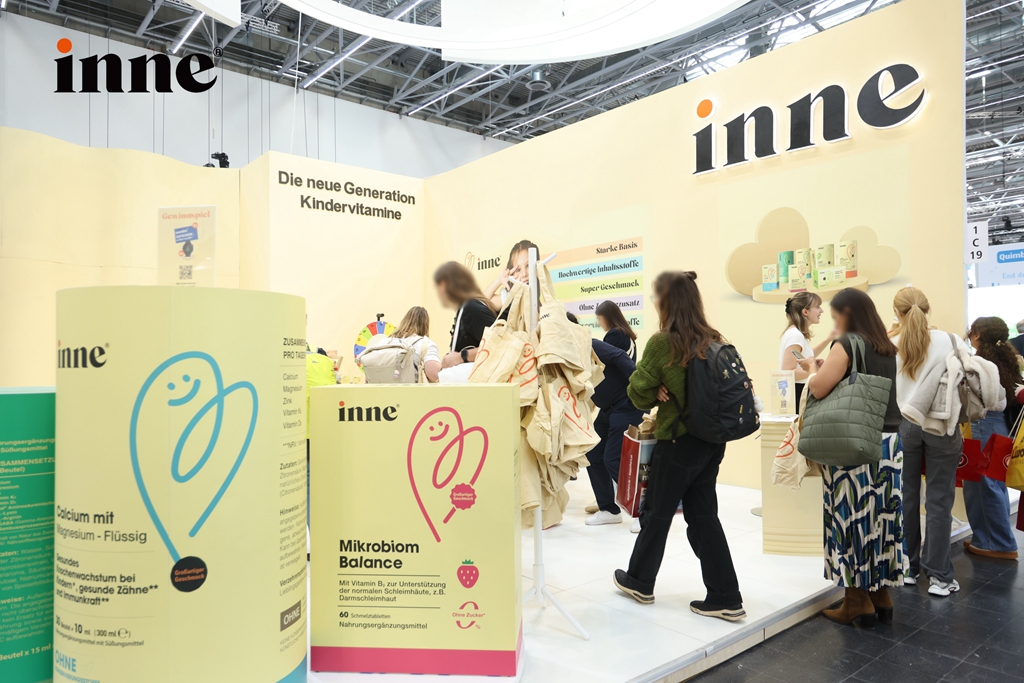 inne亮相德国expopharm，引领儿童营养品“制药级”标准